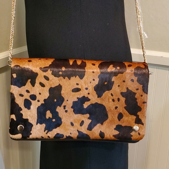 Moda Luxe Handbags - NWOT Moda luxe calf hair crossbody